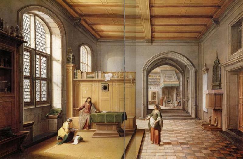 Harmen van Steenwyck Jesus chez Marthe et Marie oil painting picture
